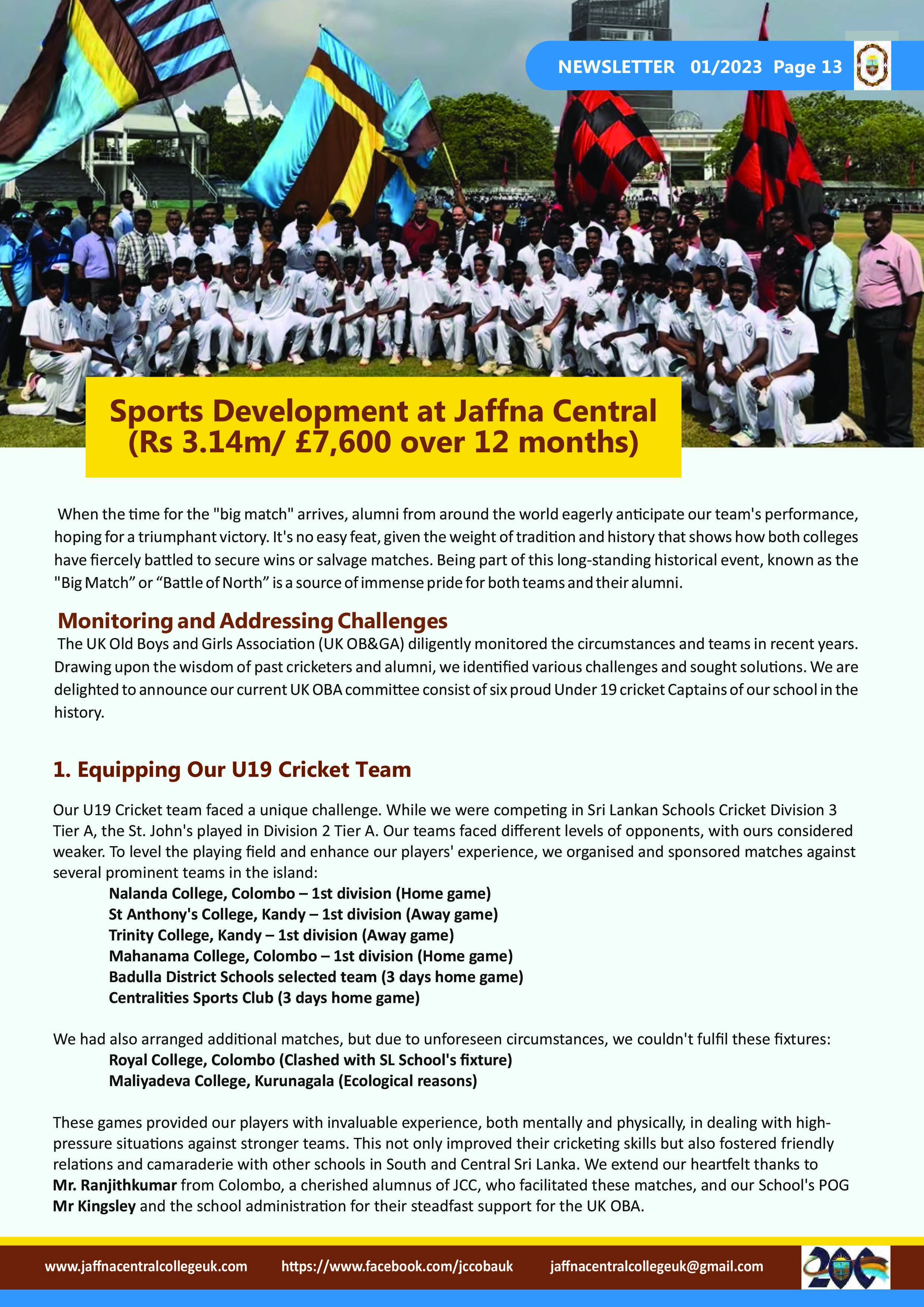 JCC OBA UK Newsletter - 2023 Page 13